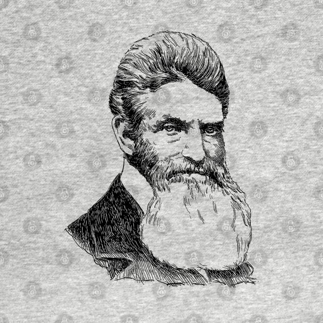 John Brown Sketch - History, Abolitionist, Leftist, Harpers Ferry by SpaceDogLaika